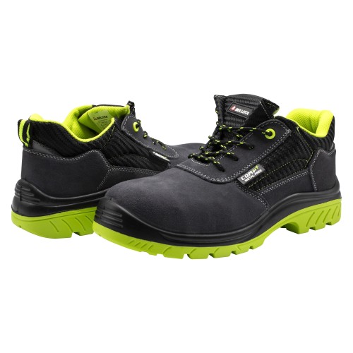 Zapato de seguridad Comp+ serraje gris S1P talla 36 / 7231036S1P