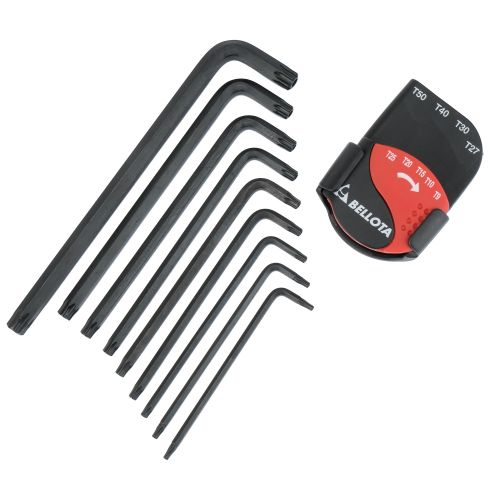 Juego 9 Llaves Torx Inviolables Pavonadas / 6459-9 TIP