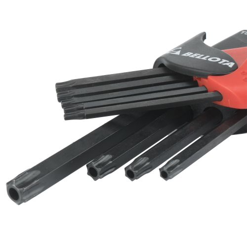 Juego 9 Llaves Torx Inviolables Pavonadas / 6459-9 TIP