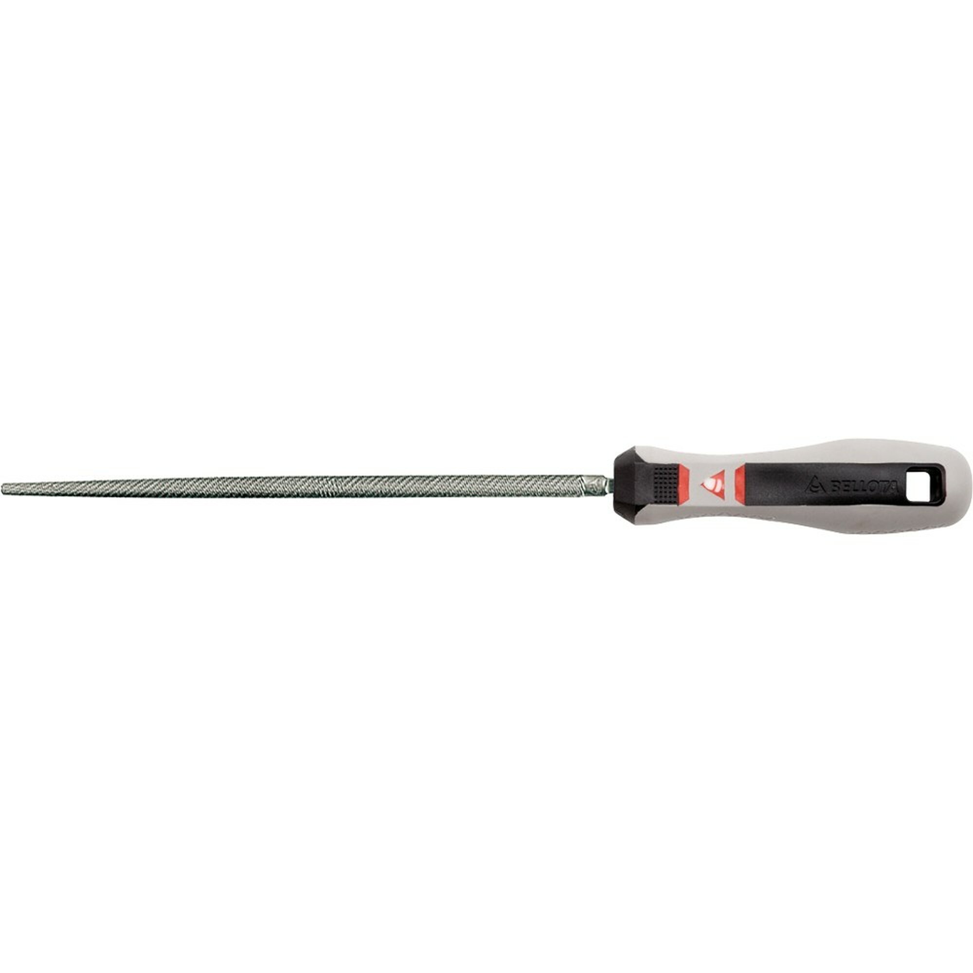 Cepillo universal de acero latonado, Mango ergonómico rojo, Longitud: 240  mm