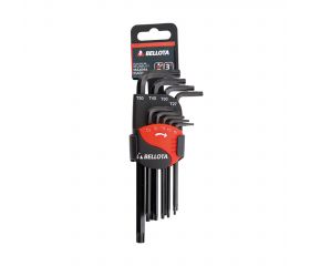 Juego 9 Llaves Torx Inviolables Pavonadas / 6459-9 TIP