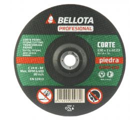 Disco abrasivo profesional para corte piedra, espesor 3 mm y Ø 230 mm / 50302230