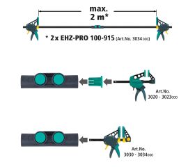 Adaptador para sargentos monomanuales Connector PRO/Easy