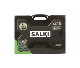 Estuche Salki Pro 1/4" + 1/2" + 3/8" - 218 pcs