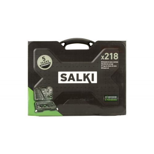 Estuche Salki Pro 1/4" + 1/2" + 3/8" - 218 pcs