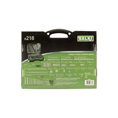 Estuche Salki Pro 1/4" + 1/2" + 3/8" - 218 pcs