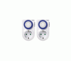 PACK 2 MINI PROGRAMADOR ANALÓGICO DIARIO 16A 230V/50Hz BLANCO Coati