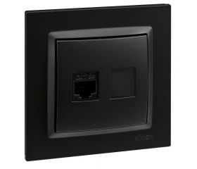 RJ45 CAT.5e NEGRO SIMON 10