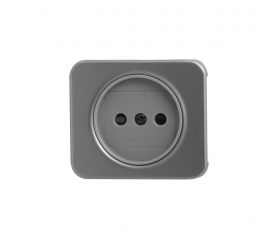 SIMON 75 tapa enchufe bipolar bronce