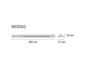 REGLETA LED CRESIDA CON DETECCIÓN DE MOVIMIENTO Y CREPUSCULAR ESPECIAL ARMARIOS 2,5W 90 LÚMENES LUZ FRÍA Simon