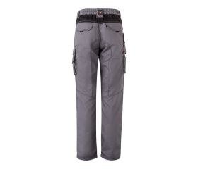 103011B.PANTALÓN CANVAS BICOLOR GRIS/NEGRO 2XL