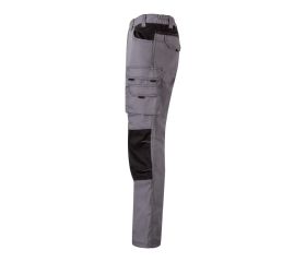 103011B.PANTALÓN CANVAS BICOLOR GRIS/NEGRO 2XL