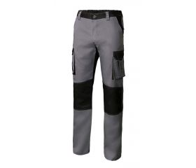 103020B.PANTALÓN BICOLOR GRIS/NEGRO 34