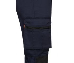 103031S.PANTALÓN STRETCH BICOLOR AZUL NAVY/NEGRO 46