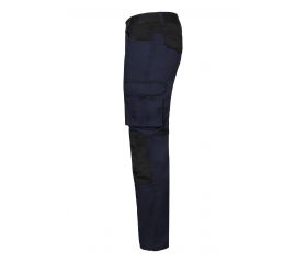 103031S.PANTALÓN STRETCH BICOLOR AZUL NAVY/NEGRO 52