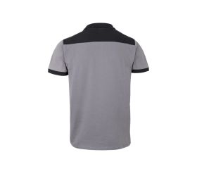 105519S.POLO STRETCH BICOLOR MC GRIS/NEGRO 2XL