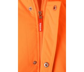 166.PARKA BICOLOR AV AZUL MARINO/NARANJA FLÚOR 2XL