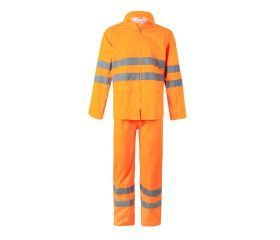 189.TRAJE LLUVIA AV NARANJA FLÚOR 2XL