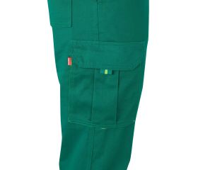 303007.PANTALÓN 100% ALGODÓN AV VERDE/AMARILLO FLÚOR 2XL