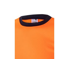 305506.CAMISETA TÉCNICA BICOLOR AV AZUL MARINO/NARANJA FLÚOR 2XL