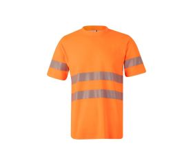 305508.CAMISETA ALGODÓN MC RS NARANJA FLÚOR 2XL