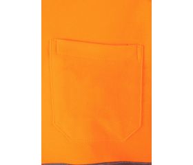 305512.POLO ALGODÓN MC AV NARANJA FLÚOR 2XL