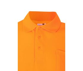 305512.POLO ALGODÓN MC AV NARANJA FLÚOR 2XL