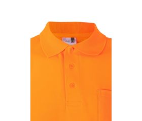 305514.POLO ALGODÓN ML AV NARANJA FLÚOR 2XL