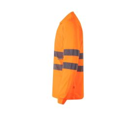 305514.POLO ALGODÓN ML AV NARANJA FLÚOR 2XL