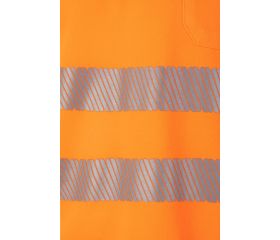 305522.POLO ALGODÓN MC RS NARANJA FLÚOR 2XL