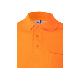 305522.POLO ALGODÓN MC RS NARANJA FLÚOR 2XL