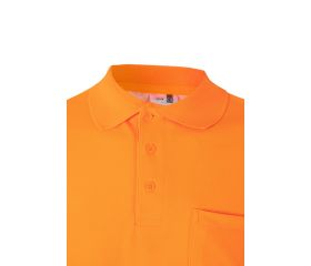 305524.POLO ALGODÓN ML RS NARANJA FLÚOR 2XL