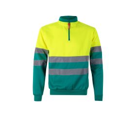 305701 / SUDADERA BICOLOR CREMALLERA AV