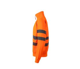 305702.SUDADERA CREMALLERA AV NARANJA FLÚOR 2XL