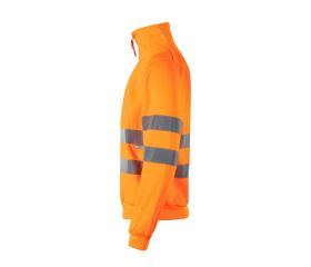 305702.SUDADERA CREMALLERA AV NARANJA FLÚOR 2XL