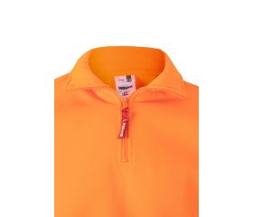 305704.SUDADERA CREMALLERA RS NARANJA FLÚOR 2XL