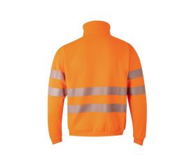 305704.SUDADERA CREMALLERA RS NARANJA FLÚOR 2XL