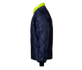 306003.PARKA 4EN1 BICOLOR AV AZUL MARINO/AMARILLO FLÚOR S