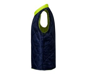 306003.PARKA 4EN1 BICOLOR AV AZUL MARINO/AMARILLO FLÚOR S