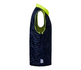 306003.PARKA 4EN1 BICOLOR AV AZUL MARINO/AMARILLO FLÚOR S