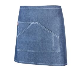 404206.DELANTAL DENIM CORTO DENIM OSCURO U