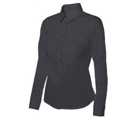 405002.CAMISA STRETCH ML MUJER NEGRO 2XL