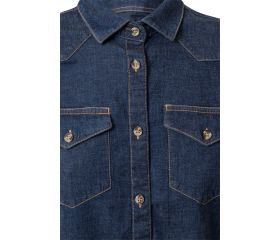 405007S.CAMISA DENIM ML MUJER DENIM 2XL