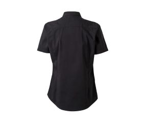 405014S.CAMISA STRETCH MC MUJER NEGRO 2XL