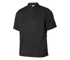 405209.CHAQUETA COCINA MICROFIBRA MC NEGRO 2XL