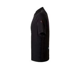 405209.CHAQUETA COCINA MICROFIBRA MC NEGRO 2XL