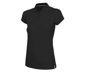 405503.POLO 100% POLIÉSTER MC MUJER NEGRO 2XL