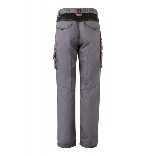 103011B.PANTALÓN CANVAS BICOLOR GRIS/NEGRO 2XL