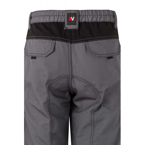 103011B.PANTALÓN CANVAS BICOLOR GRIS/NEGRO 2XL