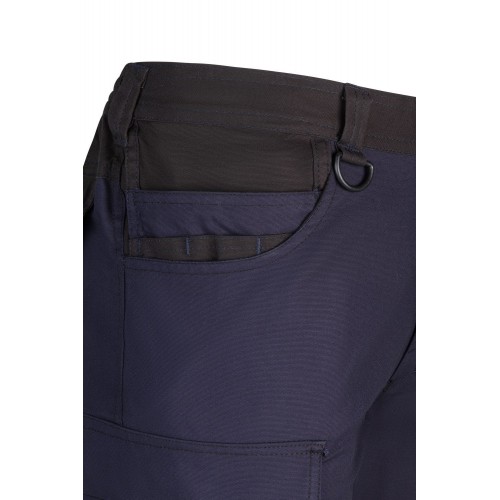 103019S.PANTALÓN CANVAS STRETCH AZUL NAVY/NEGRO L